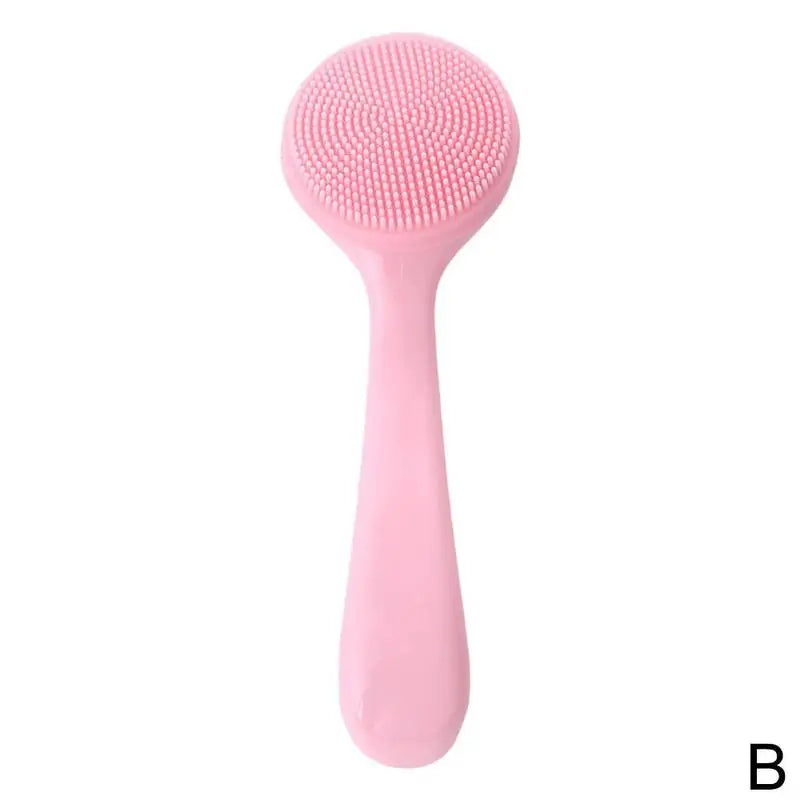 Silicone Facial Cleansing Brush – Gentle Exfoliating Skin Care Massage Tool for Deep Cleaning & Blackhead Removal