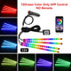 Neon 48/72 LED Car Interior Ambient Foot Light with USB Wireless Remote & Music App Control - Auto RGB Atmosphere Decorative Lamps