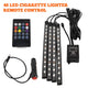 Neon 48/72 LED Car Interior Ambient Foot Light with USB Wireless Remote & Music App Control - Auto RGB Atmosphere Decorative Lamps