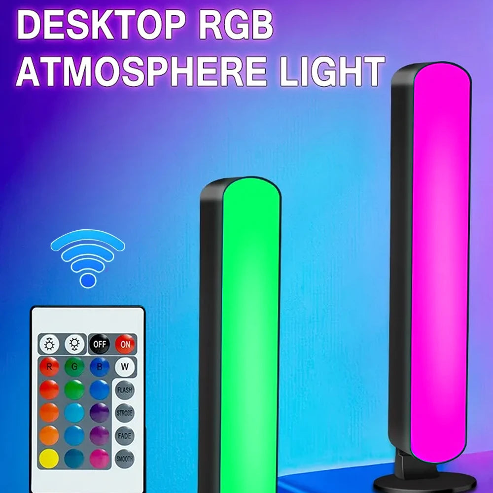 Smart LED Strip Lights with Remote Control for Room, Gaming, TV & Party Decor - RGB Sync with Music