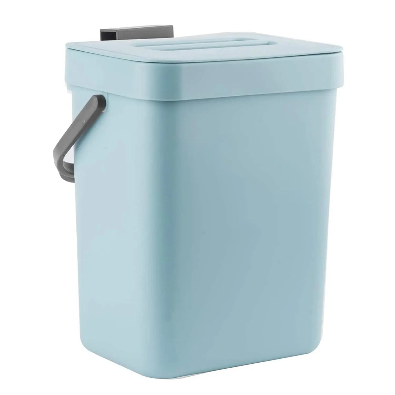 Small Plastic Trash Can - Hanging Trash Bin for Kitchen & Bathroom