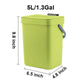 Small Plastic Trash Can - Hanging Trash Bin for Kitchen & Bathroom