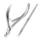 Manicure Set Tool – Steel Cuticle Scissors, Dead Skin Fork, Nail Clipper & Pusher for Nail Cleaning & Pedicure Care