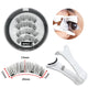 2 Pairs 3D Magnetic Eyelashes Set – 4 Magnets, Reusable False Lashes with Tweezers & Portable Makeup Storage Bag
