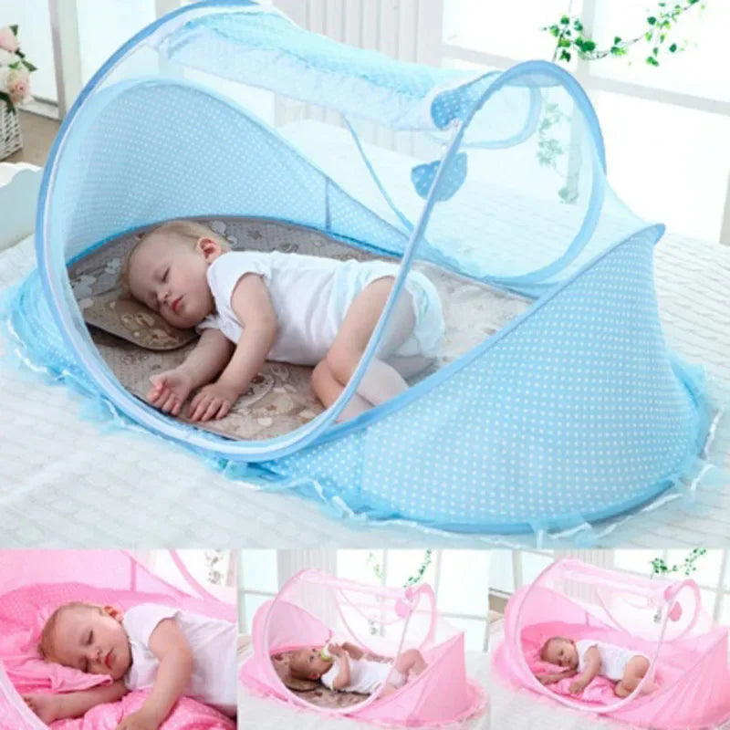Portable Foldable Baby Mosquito Net – Travel Bed Net for Newborns & Infants, Sleep Tent