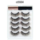 Magnetic Lashes Kit – 5 Pairs Reusable Magnetic False Eyelashes with Eyeliner & Applicator for Natural Look