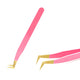 Stainless Steel Eyelash Tweezers – Anti-Static, Non-Magnetic Precision Tweezers for 3D Lash Extensions