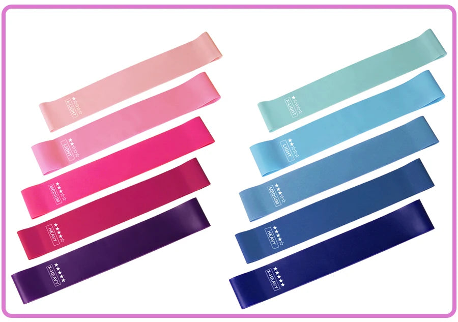 5-Level Resistance Bands for Home Yoga & Strength Training