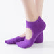 Bandage Yoga Socks for Women – Non-Slip Cotton Pilates, Ballet, Dance & Gym Workout Socks with Grip