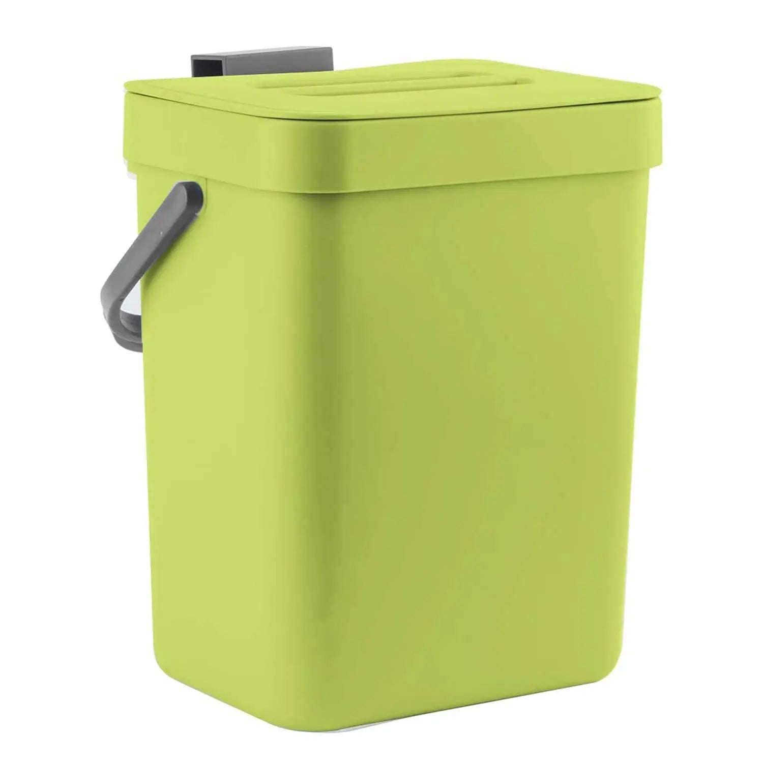 Small Plastic Trash Can - Hanging Trash Bin for Kitchen & Bathroom