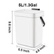 Small Plastic Trash Can - Hanging Trash Bin for Kitchen & Bathroom
