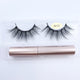 REDSIREN Magnetic Lashes & Eyeliner Kit – Reusable Magnetic False Eyelashes with 5 Pairs & 1 Tube Eyeliner