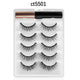REDSIREN Magnetic Lashes & Eyeliner Kit – Reusable Magnetic False Eyelashes with 5 Pairs & 1 Tube Eyeliner