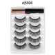 REDSIREN Magnetic Lashes & Eyeliner Kit – Reusable Magnetic False Eyelashes with 5 Pairs & 1 Tube Eyeliner