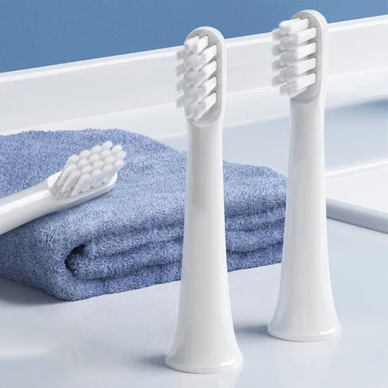 8PCS Replacement Brush Heads for Xiaomi MIJIA T100 Sonic Electric Toothbrush - Soft DuPont Bristles
