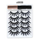 Magnetic Lashes Kit – 5 Pairs Reusable Magnetic False Eyelashes with Eyeliner & Applicator for Natural Look