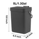 Small Plastic Trash Can - Hanging Trash Bin for Kitchen & Bathroom