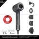 Professional Leafless Hair Dryer – Negative Ionic with Flyaway Attachment, Premium Multifunction Salon Styling Tool