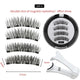 2 Pairs 3D Magnetic Eyelashes Set – 4 Magnets, Reusable False Lashes with Tweezers & Portable Makeup Storage Bag