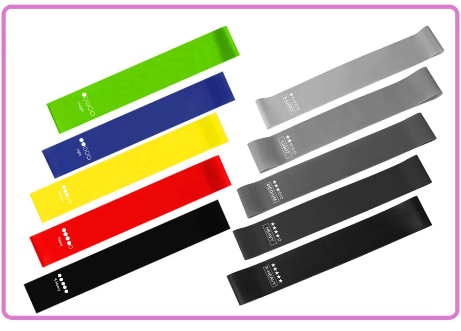 5-Level Resistance Bands for Home Yoga & Strength Training