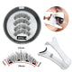 2 Pairs 3D Magnetic Eyelashes Set – 4 Magnets, Reusable False Lashes with Tweezers & Portable Makeup Storage Bag