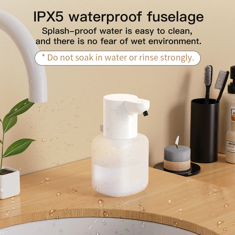 P6 Automatic Inductive Foam Soap Dispenser – Smart Hand Washing with Alcohol Spray & USB Charging