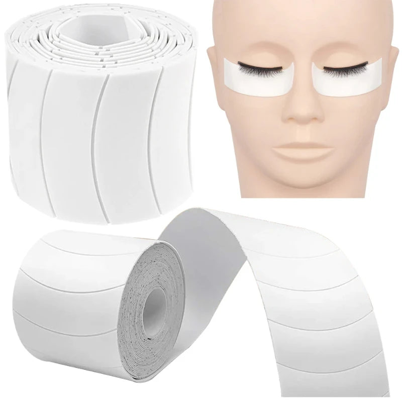 110 Pcs/Roll Eye Tapes – Foam Under Eye Patches and Adhesive Gel Pads for Eyelash Extensions and Makeup Accessories