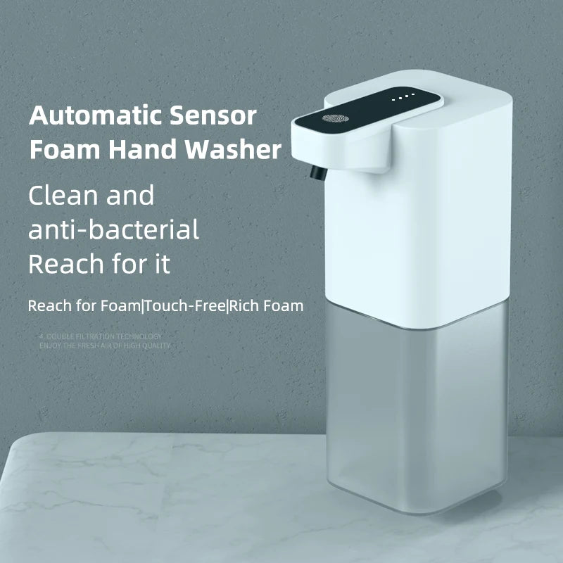 Automatic Soap Dispenser – Infrared Sensing Foaming Hand Sanitizer, USB Rechargeable for Home & Bathroom