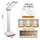 LED Desk Lamp - 3 Levels Dimmable Touch Night Light, USB Rechargeable, Foldable Table Lamp for Bedroom and Bedside Desk