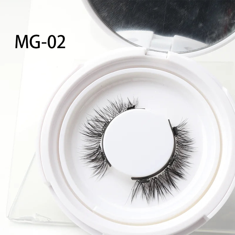 CILLOPHY 3D Magnetic False Eyelashes Set – Reusable Natural Mink Lashes with Tweezer Applicator for Professional Eyelash Extensions