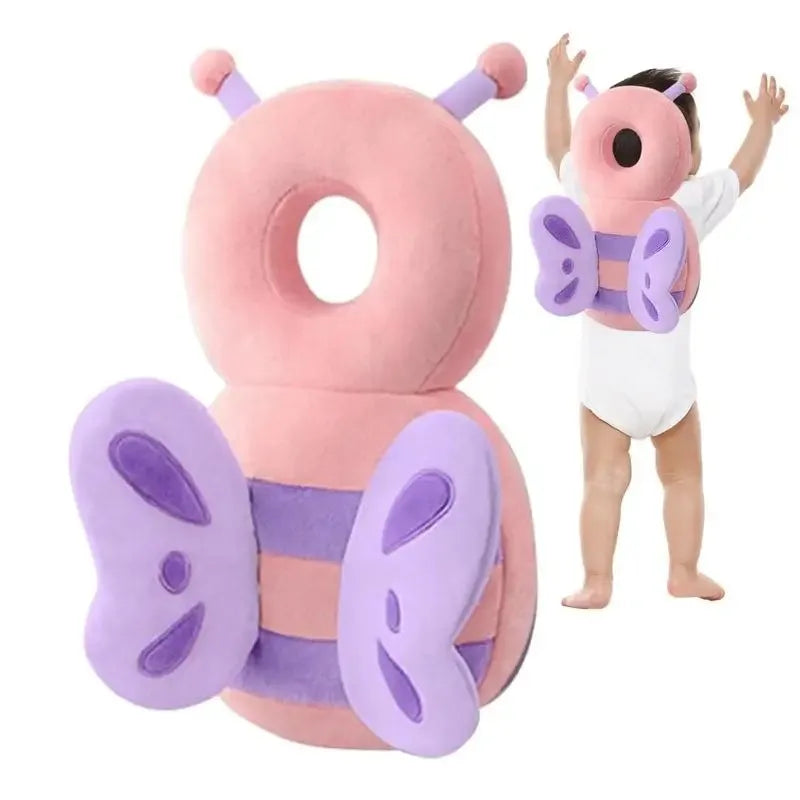 Baby Anti-Fall Head Pillow – Toddler Head Protection Pad, Cartoon Design, Breathable Cushion