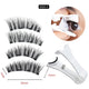 2 Pairs 3D Magnetic Eyelashes Set – 4 Magnets, Reusable False Lashes with Tweezers & Portable Makeup Storage Bag