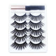 REDSIREN Magnetic Lashes & Eyeliner Kit – Reusable Magnetic False Eyelashes with 5 Pairs & 1 Tube Eyeliner