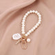 Cute Pearl Keychain – Shiny Pearl Bead Shell Pendant for Bags, Phones, Backpacks, and Car Keys