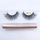 REDSIREN Magnetic Lashes & Eyeliner Kit – Reusable Magnetic False Eyelashes with 5 Pairs & 1 Tube Eyeliner