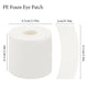 110 Pcs/Roll Eye Tapes – Foam Under Eye Patches and Adhesive Gel Pads for Eyelash Extensions and Makeup Accessories