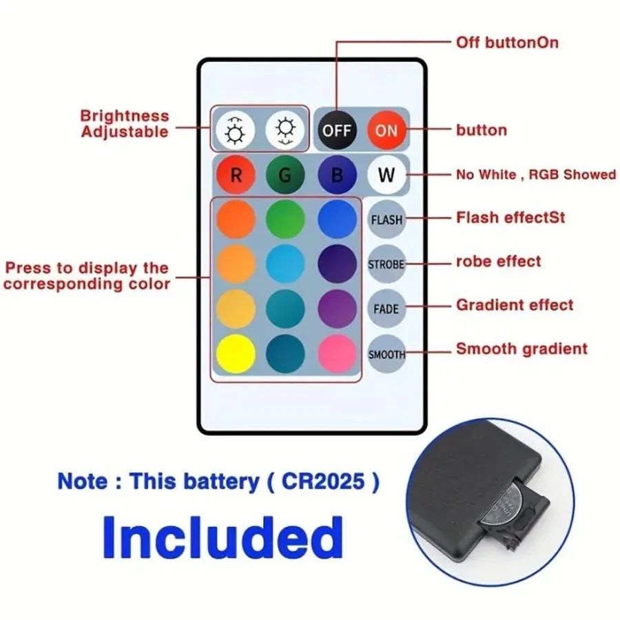 Smart LED Strip Lights 5050 RGB with Bluetooth APP & Remote Control - 5V USB Flexible Ribbon Lamp for Christmas & Room Decor