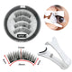 2 Pairs 3D Magnetic Eyelashes Set – 4 Magnets, Reusable False Lashes with Tweezers & Portable Makeup Storage Bag