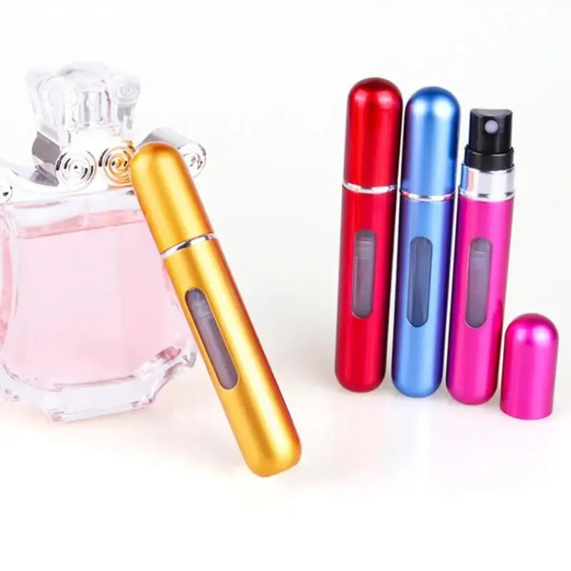 5ml Perfume Sub-Bottles – High-End Portable Bottom-Filling Spray Bottles, Refillable Travel-Size Sample Containers
