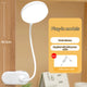 Portable USB Desk Lamp with Clip – Rechargeable LED, 3 Dimming Modes, Touch Control, Eye Protection