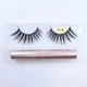 REDSIREN Magnetic Lashes & Eyeliner Kit – Reusable Magnetic False Eyelashes with 5 Pairs & 1 Tube Eyeliner