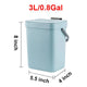 Small Plastic Trash Can - Hanging Trash Bin for Kitchen & Bathroom