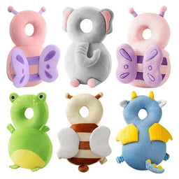 Baby Anti-Fall Head Pillow – Toddler Head Protection Pad, Cartoon Design, Breathable Cushion