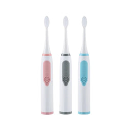 Jianpai Sonic Electric Toothbrush for Adults, Non-Rechargeable, Soft Bristles, IPX6 Waterproof