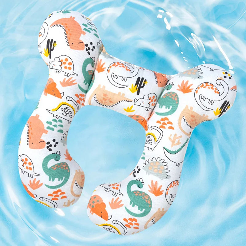 Cartoon Print U-Shaped Pillow for Babies – Neck Protection Travel Pillow for Strollers, Baby Head Shaped Pillow for 0-3 Years
