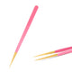 Stainless Steel Eyelash Tweezers – Anti-Static, Non-Magnetic Precision Tweezers for 3D Lash Extensions