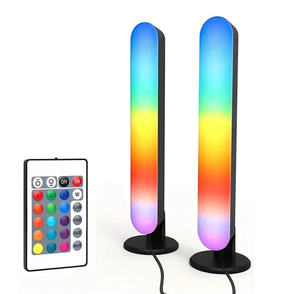 Smart LED Strip Lights with Remote Control for Room, Gaming, TV & Party Decor - RGB Sync with Music