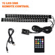 Neon 48/72 LED Car Interior Ambient Foot Light with USB Wireless Remote & Music App Control - Auto RGB Atmosphere Decorative Lamps