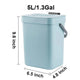 Small Plastic Trash Can - Hanging Trash Bin for Kitchen & Bathroom