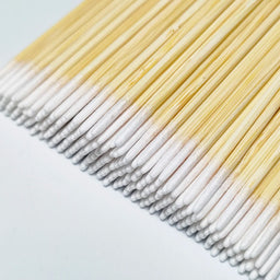 Microblading Cotton Swabs with Wooden Sticks – Dual-Ended Pointed Tip Applicators for Makeup Removal & Precision Use (7mm)